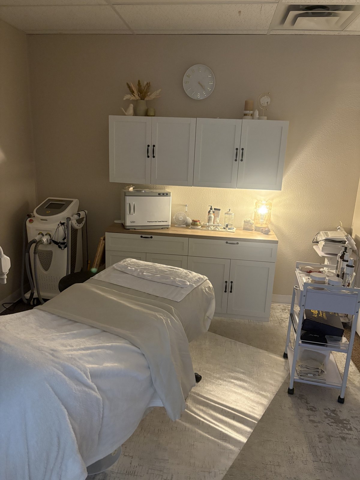 Zendai Spa treatment room — calm, neutral and clinical